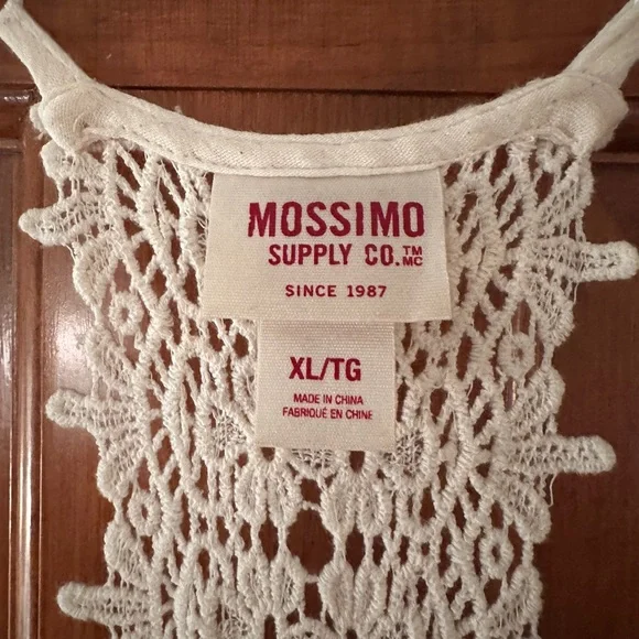 Mossimo Supply Co. Cream Crochet Dress - Picture 5 of 9